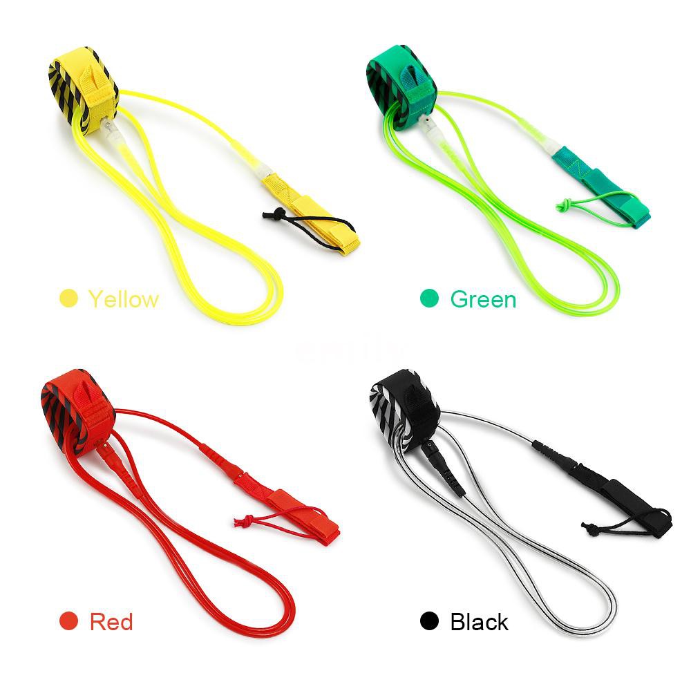 Surfleine Rope Surfboard Leash Leg Rope for Surf Line Elastic Boats Safety Outdoor Surf Line Rope Stand Up Paddle Coiled Sup