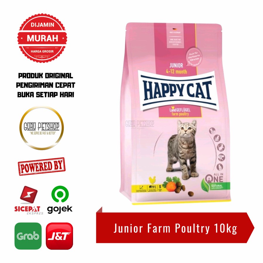 Happy Cat Junior Poultry 10kg Freshpack Happy Cat Young Farm Poultry