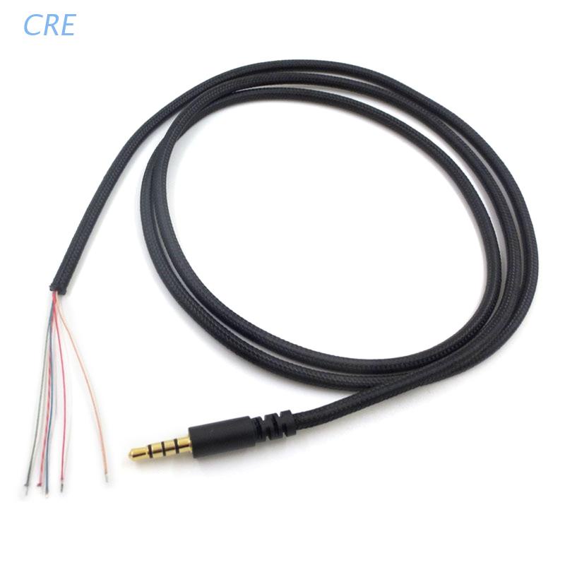 Cre Kabel Konektor Audio Headphone 3.5mm Male Untuk Hyper X Cloud II