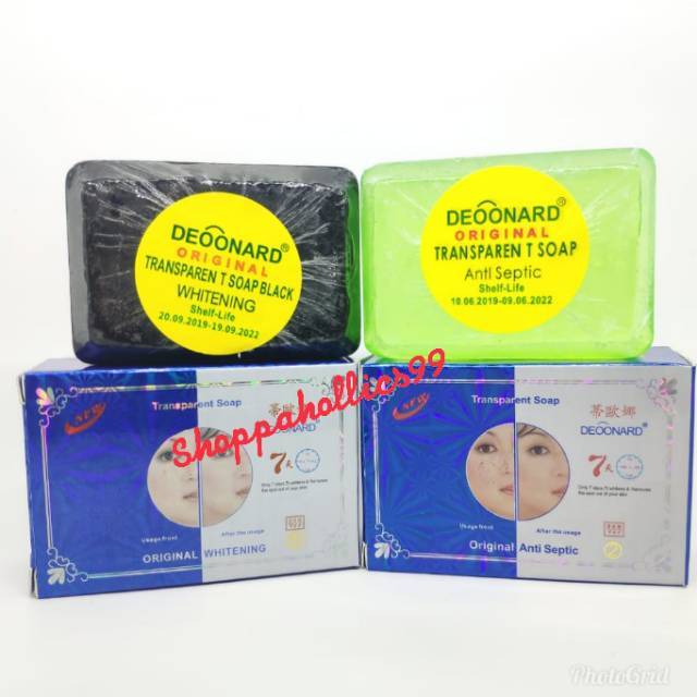 Sabun Deoonard Deonard Whitening / Anti Septic / Sabun Deoonard Hijau / Sabun Deoonard Hitam