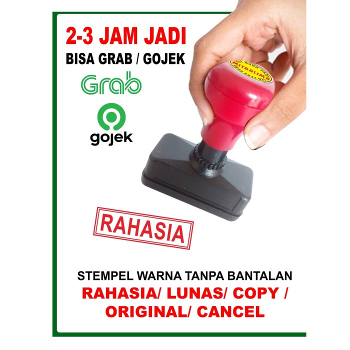 

Mudah Stempel Lunas / Rahasia / Urgent / Cancel / Proses Warna Otomatis Sale!!!