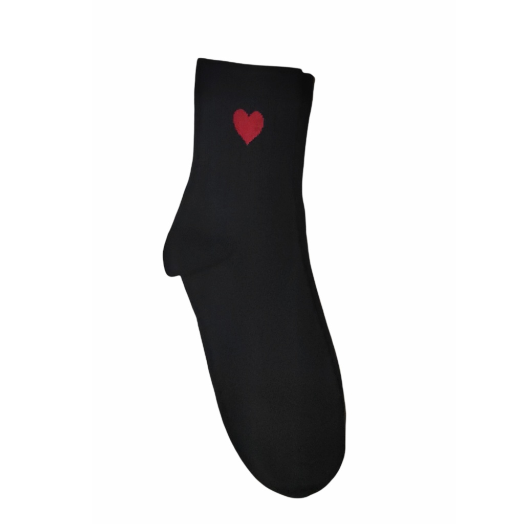 Kaos Kaki Motif Lucu-Lucu / Buah / Snack / Christmas / Snoopy / Leopard BEBAS PILIH (EXPT)-E8 LittleLove Black