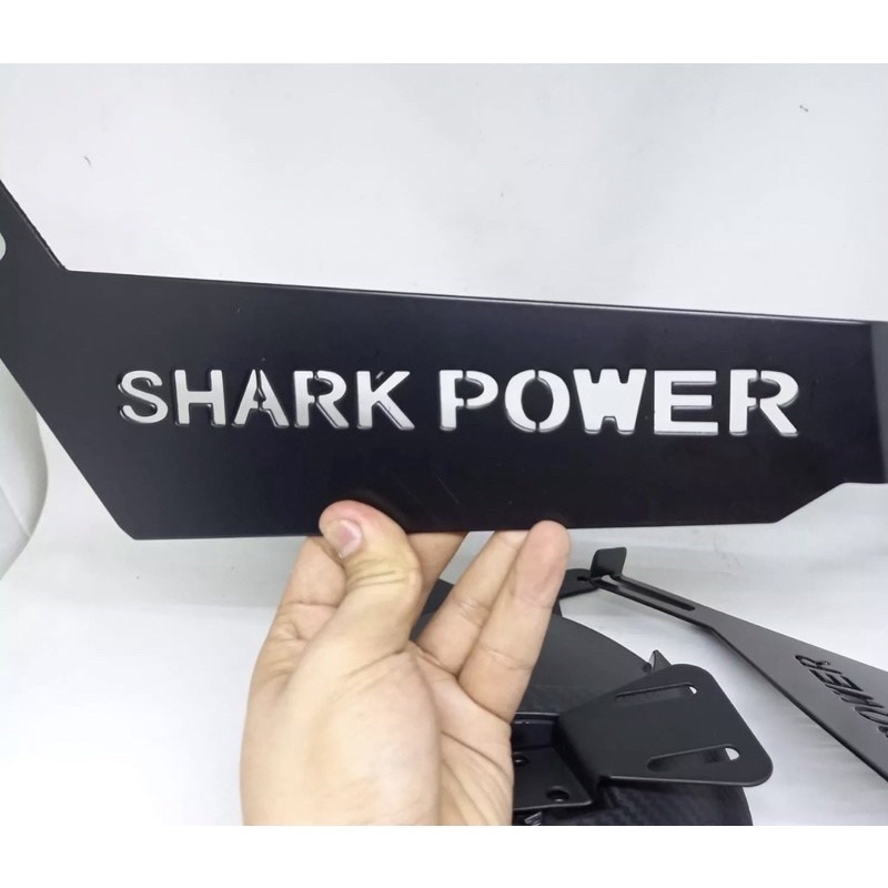 COD Mud Guard/Mudguar New Shark Power Universal R15,Cbr150r,Vixion,Xabre,Ninja,R25 dll