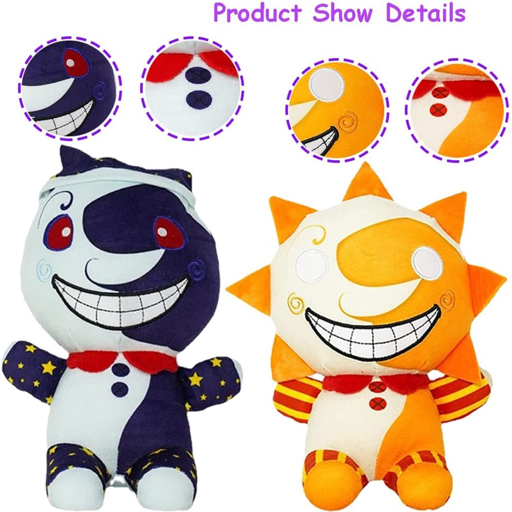 Sundrop Mainan Boneka Stuffed Plush Desain FNAF Five Nights At Freddy 's Security Breach Joker Untuk Anak