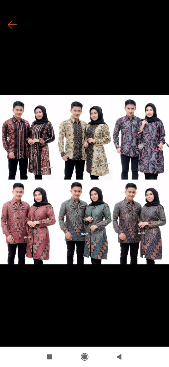 Temukan Maura Couple - Sania Ruffle Batik Couple Ori Ndoro Jowi Dnt Garansi Termurah Shopee