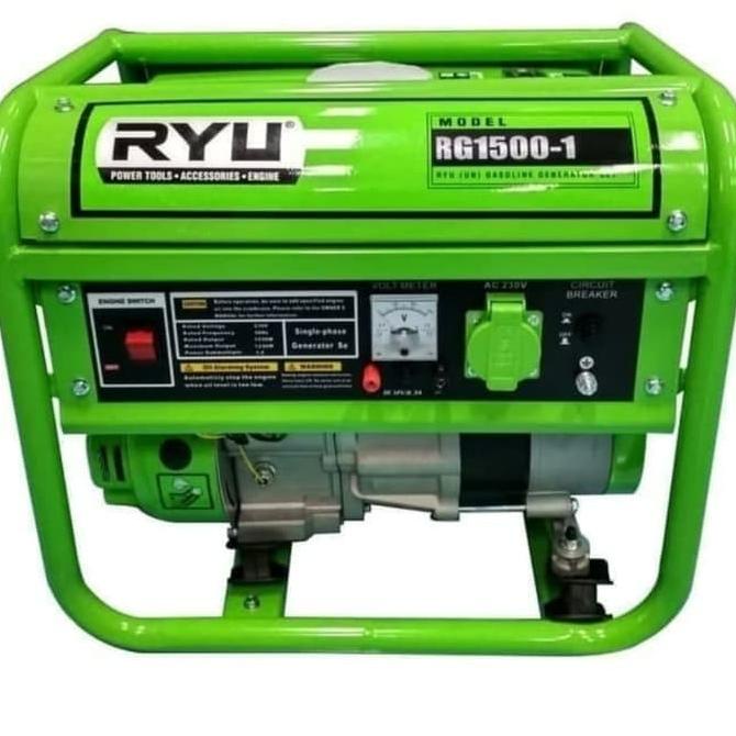 Engine Genset 1200 W 4 Tak RG1500 RYU terlaris