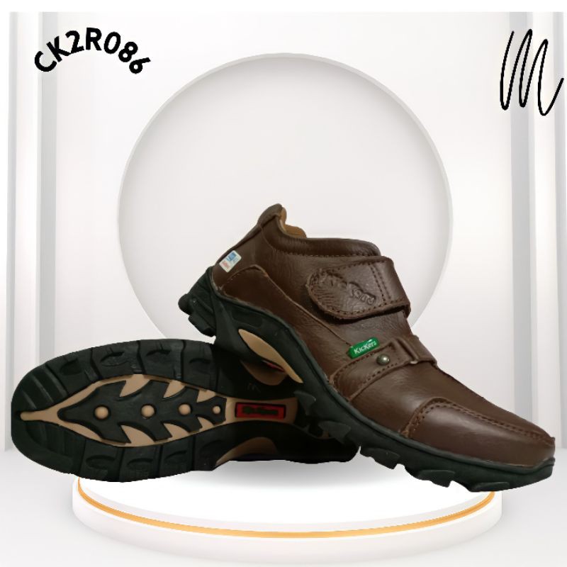 SEPATU KULIT ASLI PRIA KRETEKAN CASUAL PRIA SEPATU KERJA  KICKERS