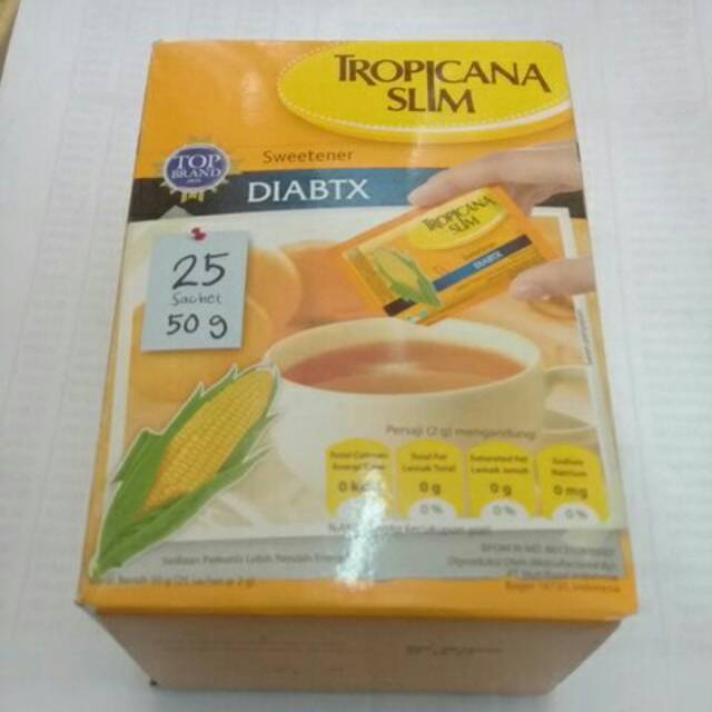 

Tropicana slim 25sachet 50g