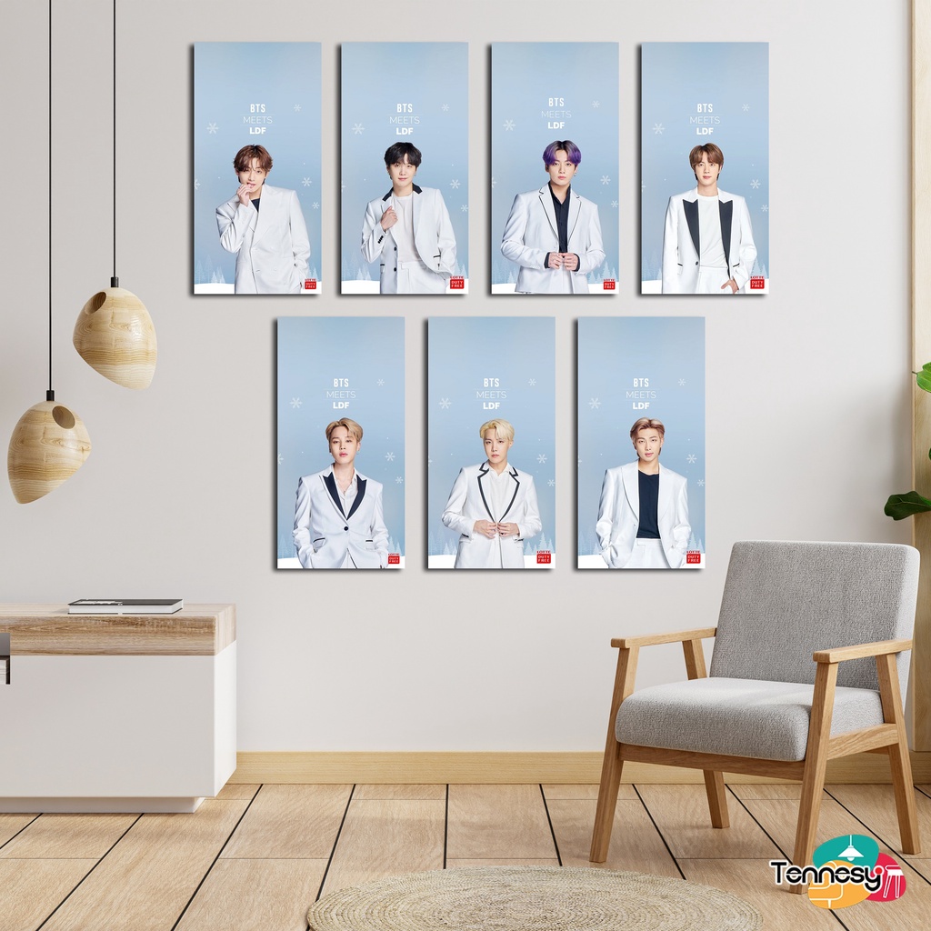 HIASAN DINDING WALL DECOR BTS ARMY 10x20CM PAJANGAN POSTER DEKORASI DINDING KAMAR TIDUR RUMAH