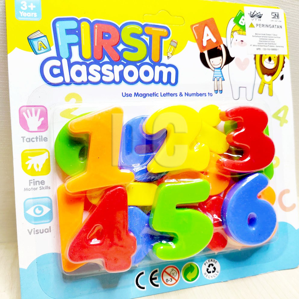 First Classroom 123 8877-5 Mainan Edukasi Mengenal Angka Belajar Berhitung