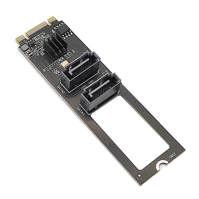 Btsg for M.2 Adapter 2port to NVME Adapter M2 to Sata3.0 PCIe Untuk Kunci for