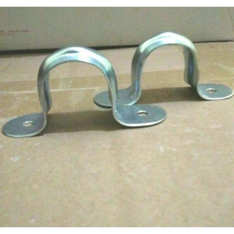 Klem pipa besi 3/4"in/klem Omega Galvanis 3/4 inch/kelem besi 3/4"