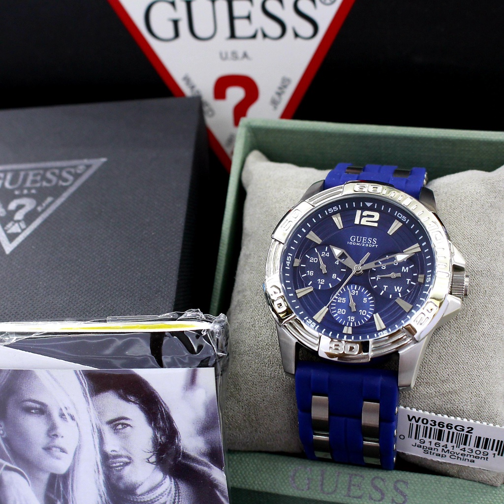 Jam Tangan Pria Guess Men W0366G2 Oasis Chronograph Original