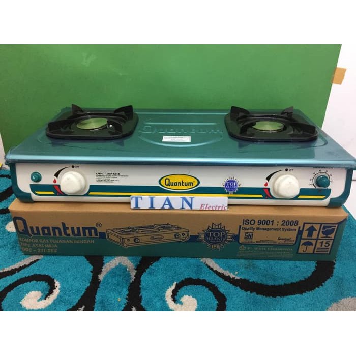 QUANTUM QGC-211 SES Kompor Gas 2 Tungku