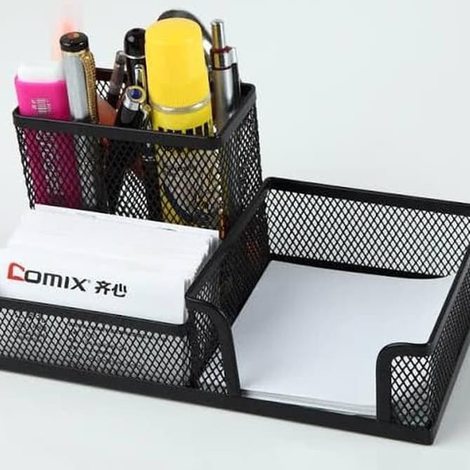 

Hanya Di Sini Memo Holder Panjang 3 Sekat Desk Set Organizer Tempat Pensil Meja Pen °•.¸¸.•°`