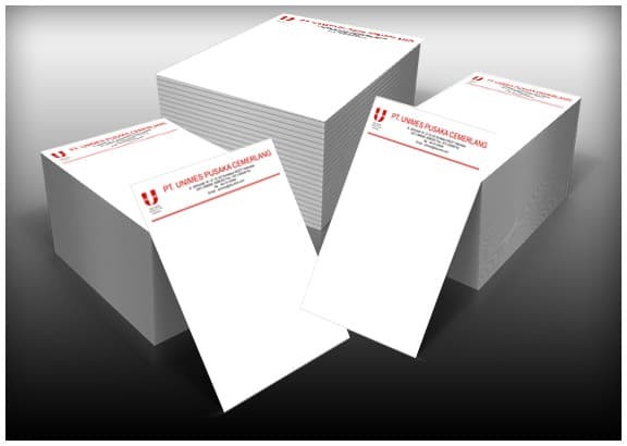 

Cetak Kop Surat 1 3 warna atau lebih offset