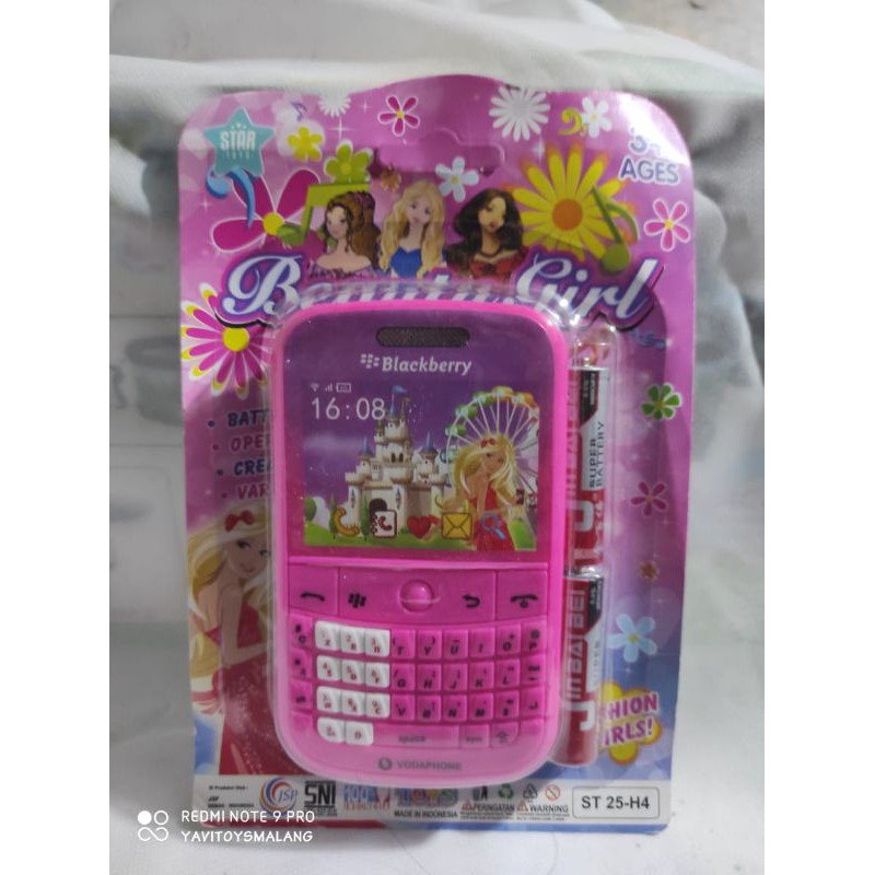 BLACKBERRY ST25-H4 / Mainan HP HP an Jadul / Mainan Handphone Jadul Include Baterai
