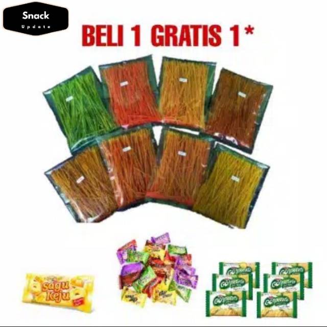 

[ KETAGIHAN ] mie Lidi 100G Beli 1 gratis 1*