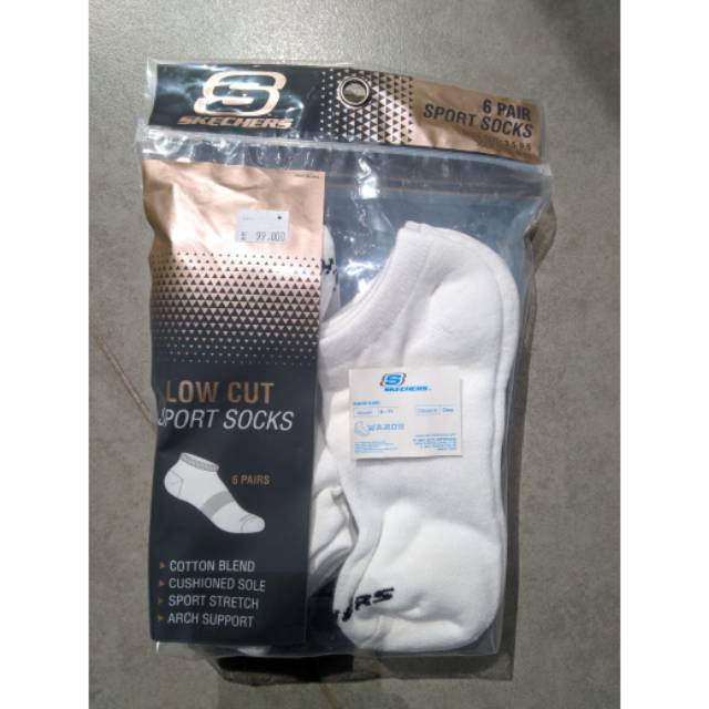 Kaos kaki SKECHERS isi 6 pasang