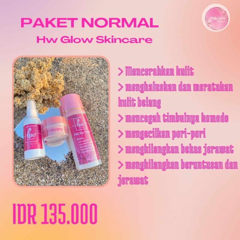 HW GLOW SKINCARE (Paket Normal)