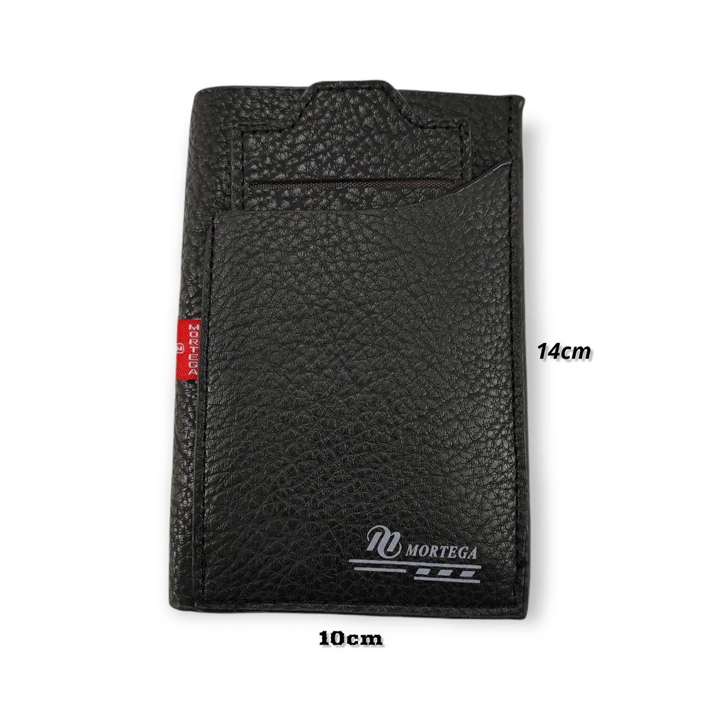 Dompet Pria Mortega PU. Leather - Dompet Lipat Kulit