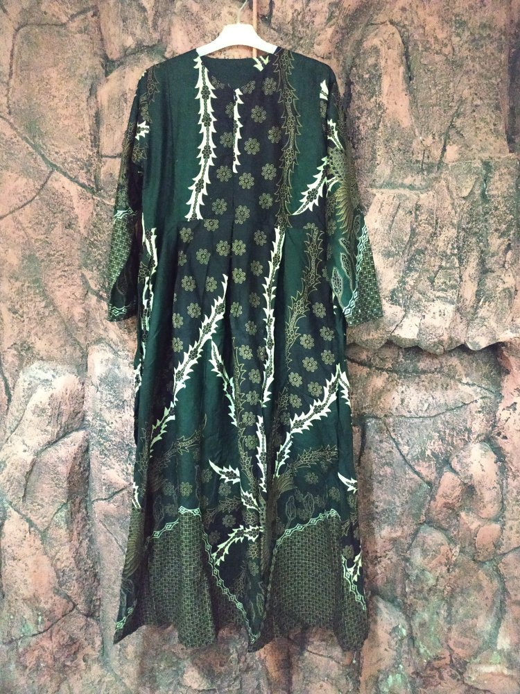 Gamis Batik Manggar, Padi,sekar,cantik,kubis,kipas,daun,kupu,nadine,gendis,kawung,termurah
