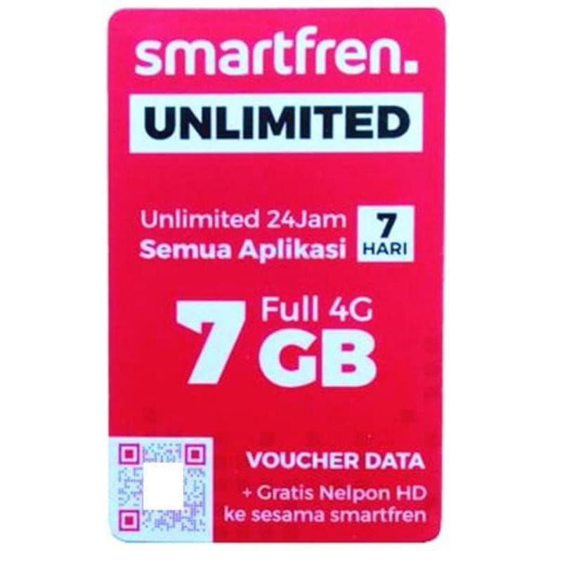 Voucher Smartfren Unlimited  7Hari