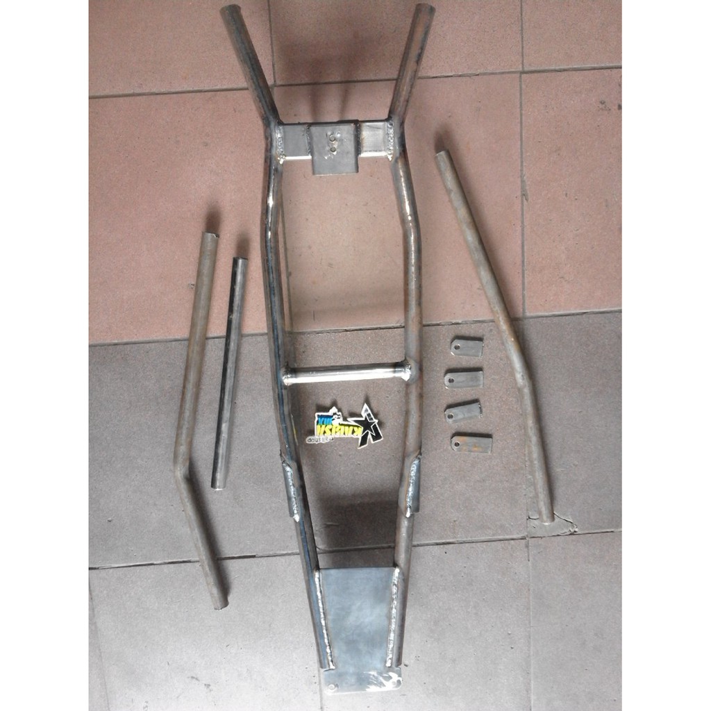 subframe trail model klx rangka belakang trail