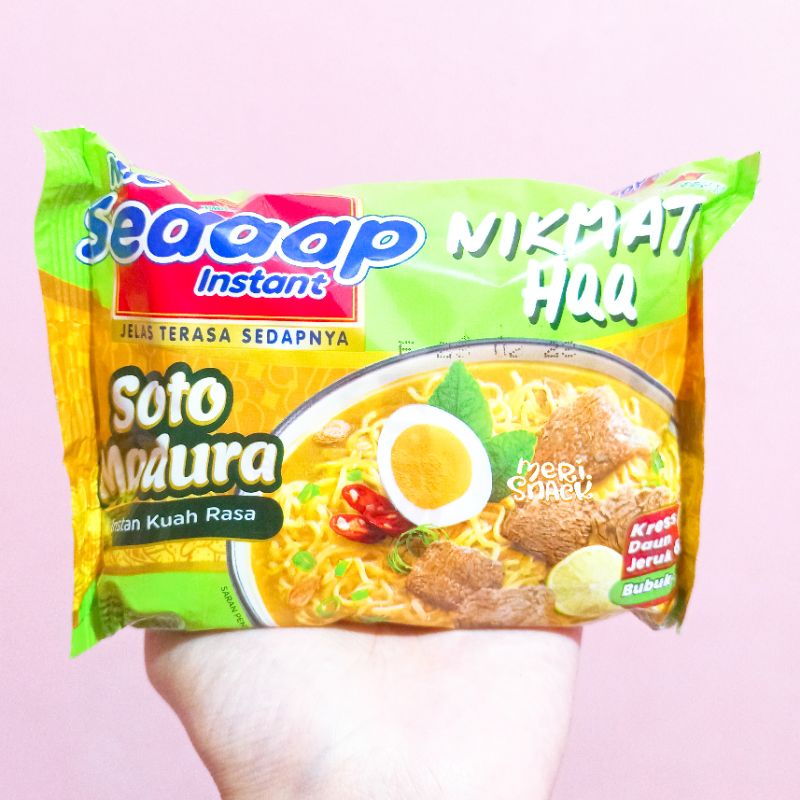 

[ 10 Pcs ] Sedaap Mie Instan Kuah Soto Madura 82gr / Mi Sedap