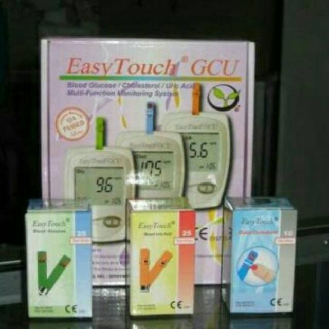 Jual Alat Test Gula Easytouch Gcu Berikut Refill Test Strip Shopee Indonesia