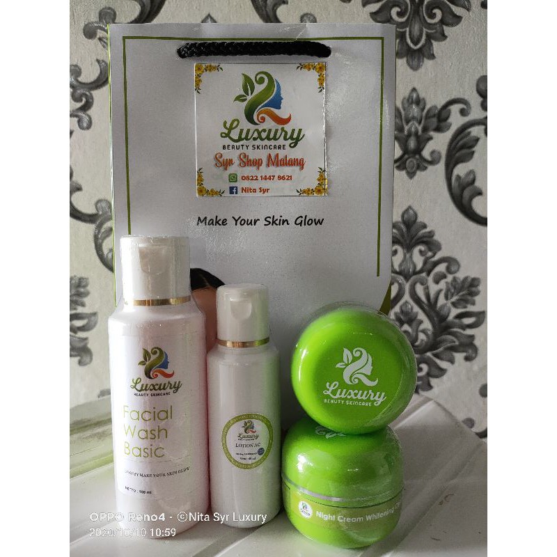 LuxuryBeauty/Skincare/Paket whitening Optimal/Flekparah.Kulitbadak