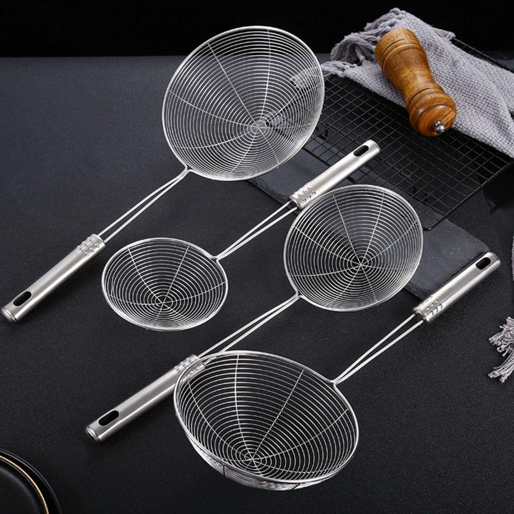 [Elegan] Colander 1Pc Skimmer Peralatan Makan Oval Untuk Dapur Untuk Saringan Oil Pot Makanan