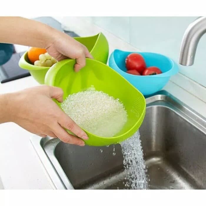 Wadah cuci sayur beras buah / multifunction bowl (Victoria House)