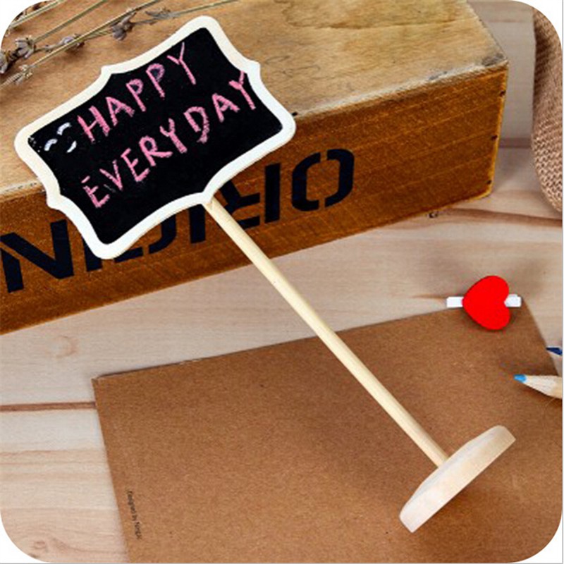 

Papan Tulis Blackboard mini Untuk Nama Makanan Nomor Meja Motif Persegi Set isi 2