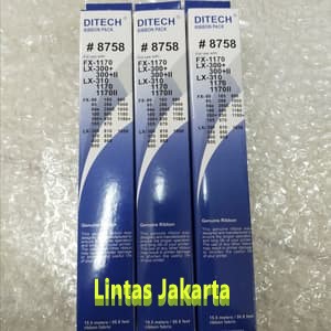 Pita Printer / Ribbon Package Printer Dotmatrik Merk Ditech Type 8758