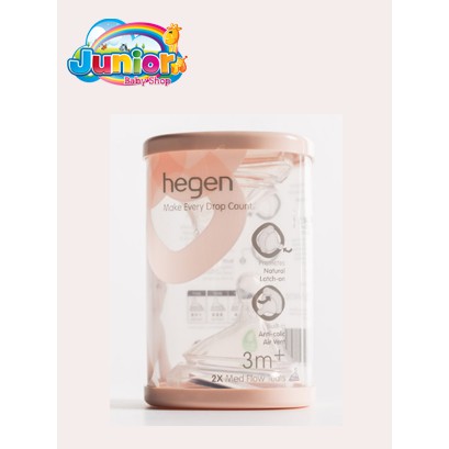 Hegen Teats Feed 2 Pack Slow / Med / Thick / Fast