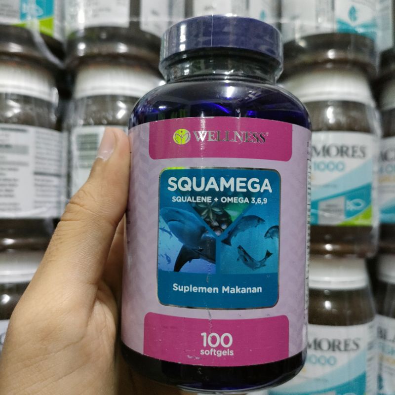 Wellness Squamega 100 softgels squaline + omega 3 6 9