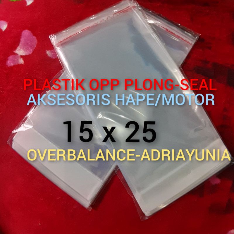 Plastik Opp Aksesoris 15 X 25 Cm Perlis