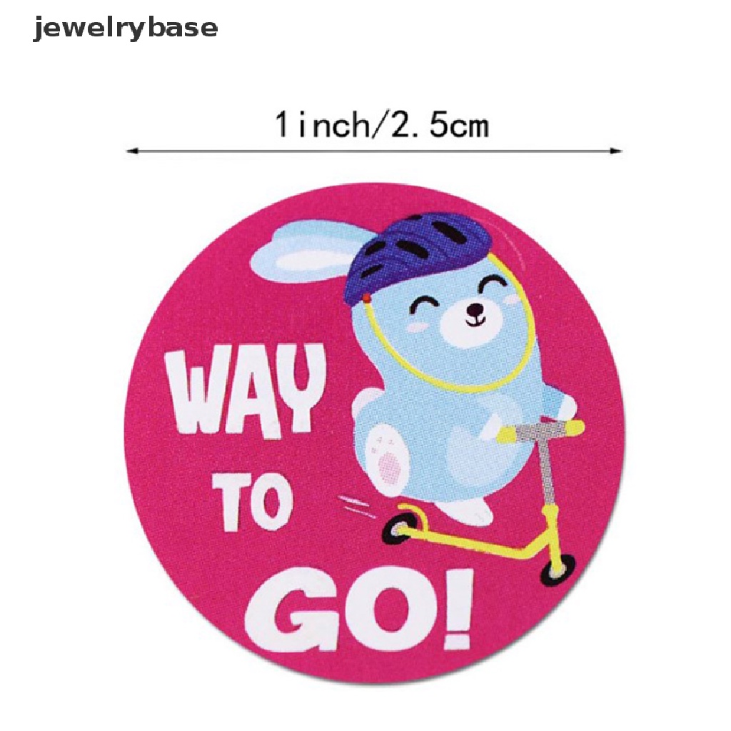 500pcs / set Stiker Motif Kartun Hewan Tahan Air Untuk Anak Laki-Laki Dan Perempuan