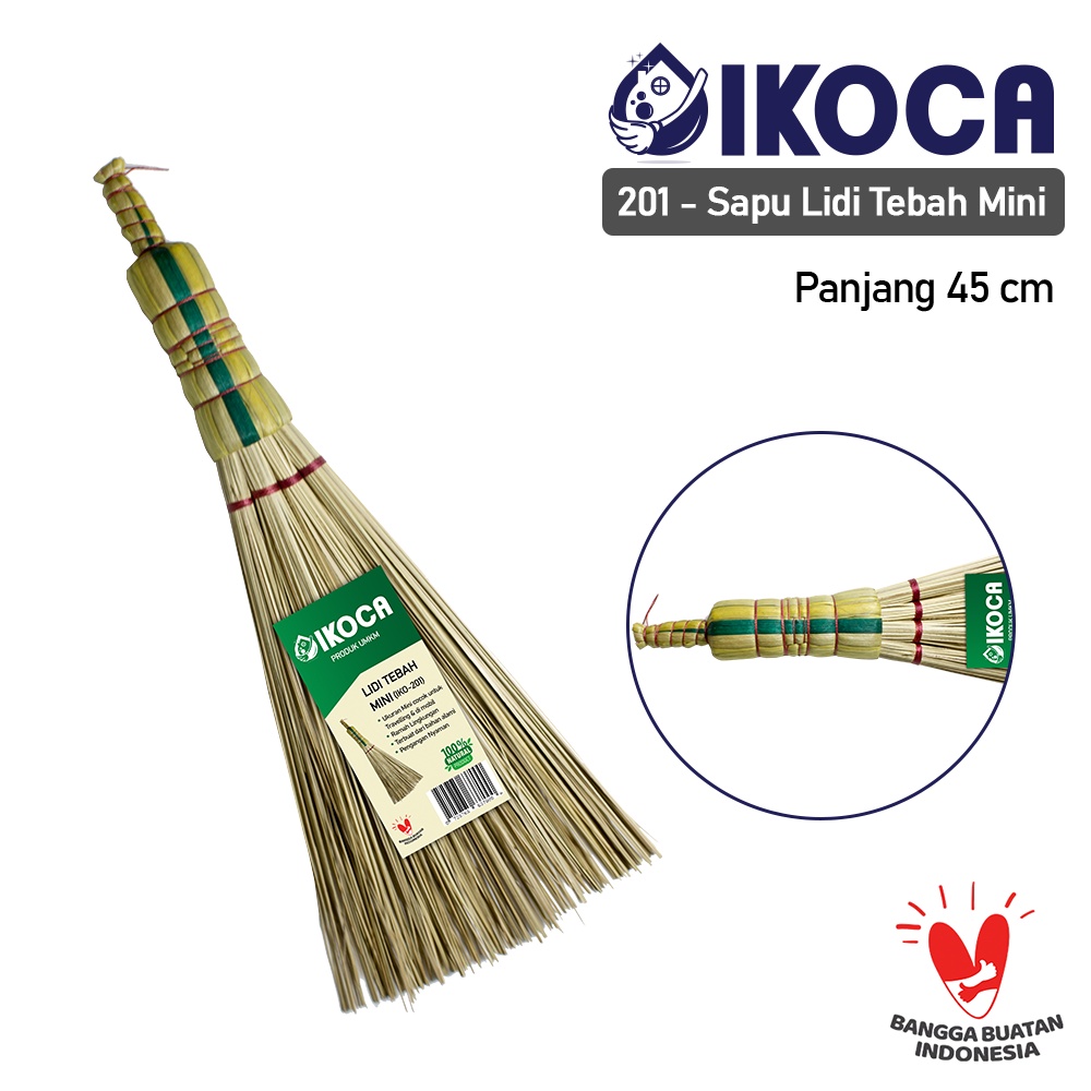 Ktmstore Sapu Lidi Kasur mini travel size Lidi Tebah Dust Remover IKOCA IKO-201