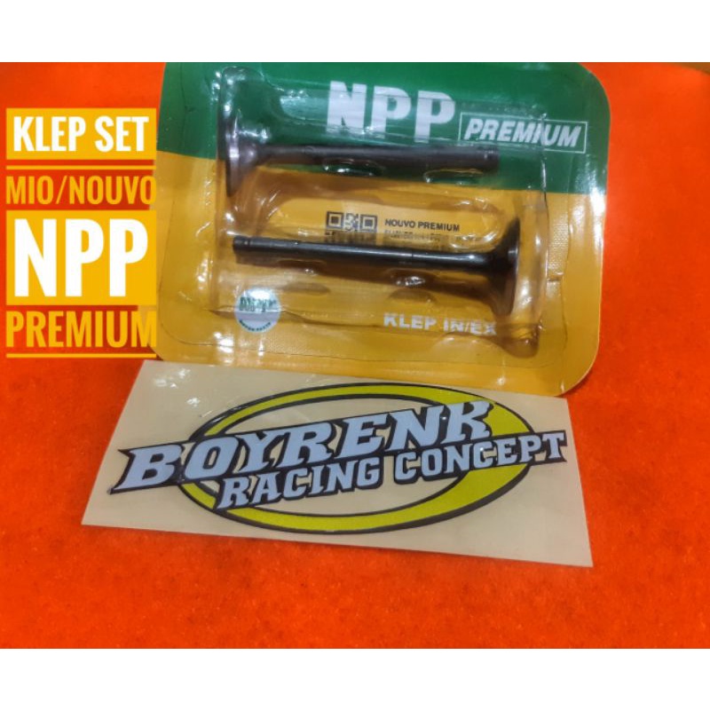 KLEP SET / PAYUNG KLEP MIO NPP PREMIUM - BOYRENK RACING