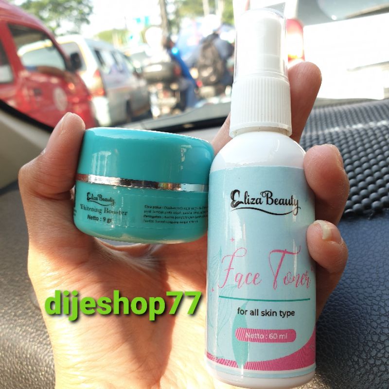 Toner eliza beauty asli original ( RESMI BER ID CARD ) / perawatan wajah / skincare toner