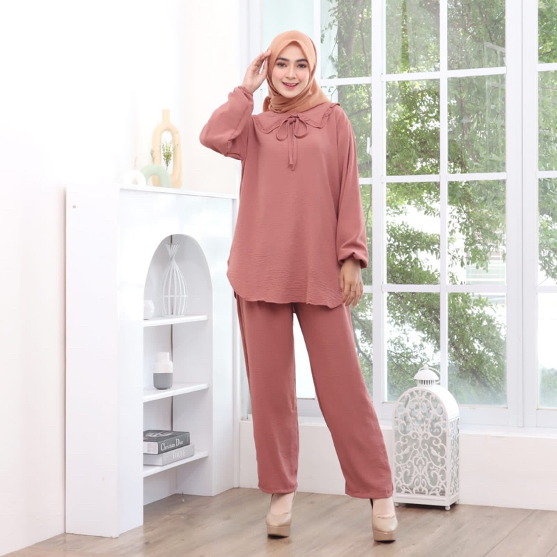 SETCEL CRINKLE SIMPUL JUMBO XXL PITA TALI MUSLIM POLOS GROSIR MURAH PGMTA BUMIL