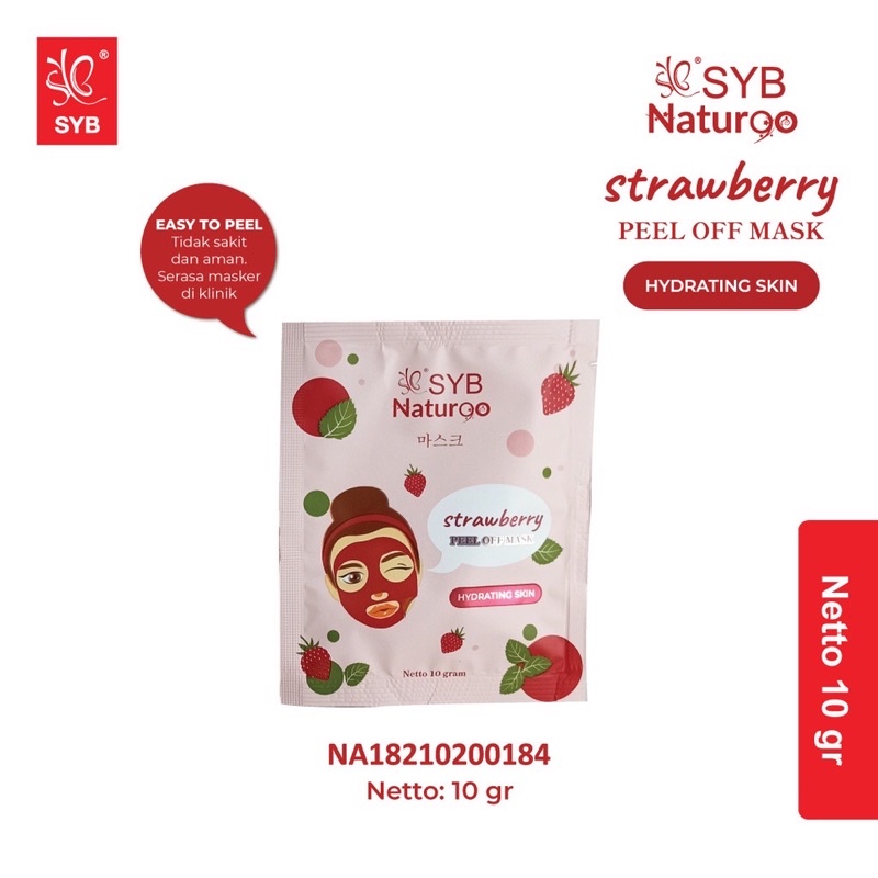 SYB Naturgo Peel Off Mask 60g - NATUR90 Lightening