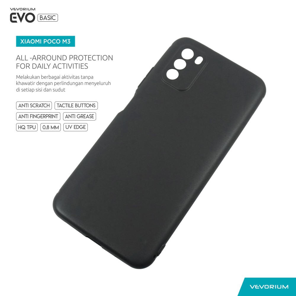 VEVORIUM EVO BASIC Xiaomi Poco M3 Pocophone M3 Soft Case Softcase