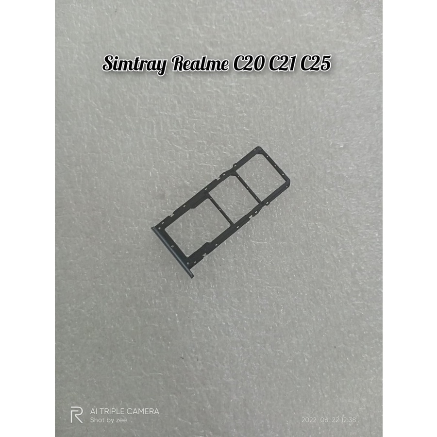 SIM TRAY REALME C20 C21 C25 SIM LOCK / TEMPAT SIM CARD / SLOT KARTU
