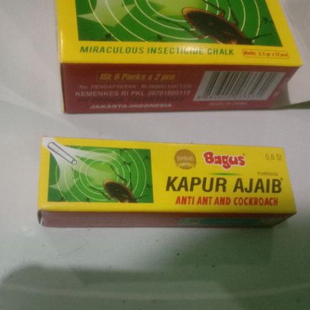 Kapur ajaib bagus, kapur semut, kapur anti kecoa dan semut 6 dus kecil/1 bok