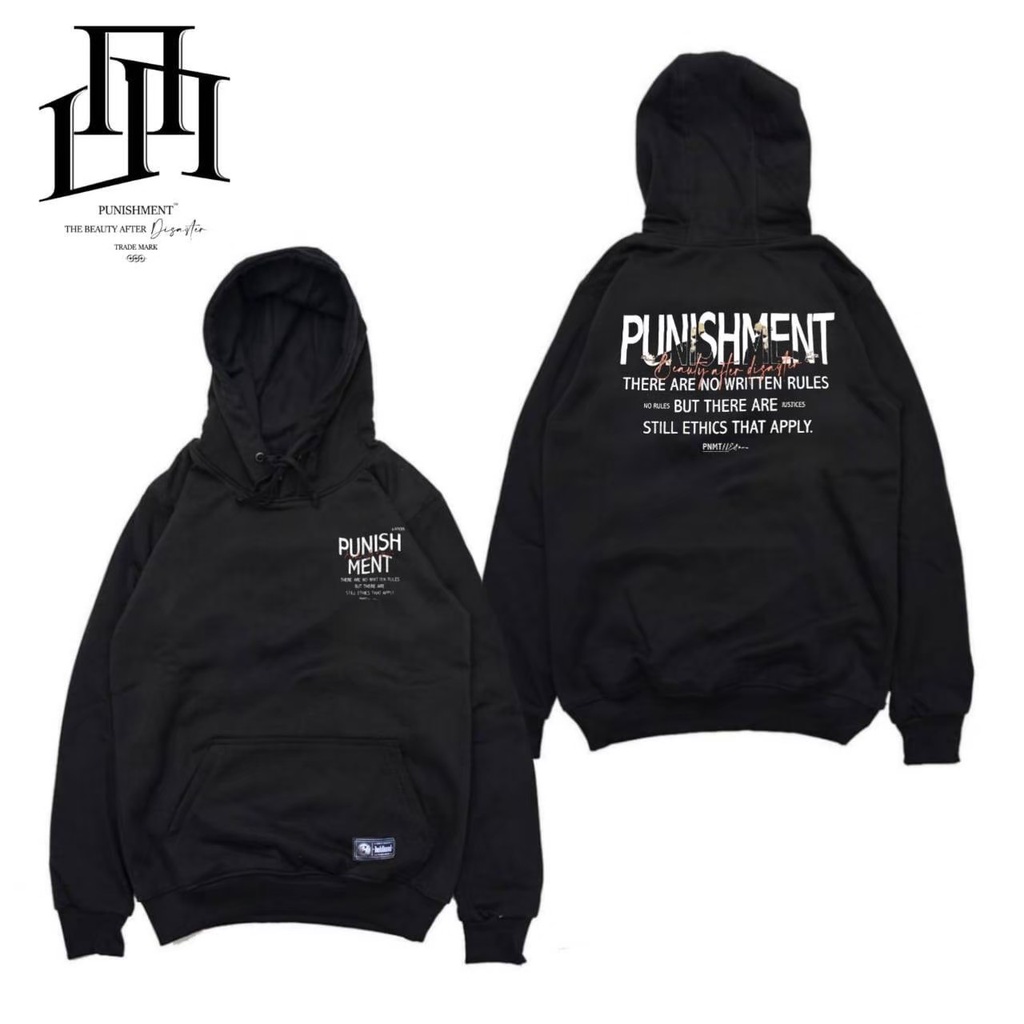 Jaket Sweater Hoodie PUNISHMENT SERIES – Fashion Trendy Casual Unisex Good Brand Quality 99% Realpict