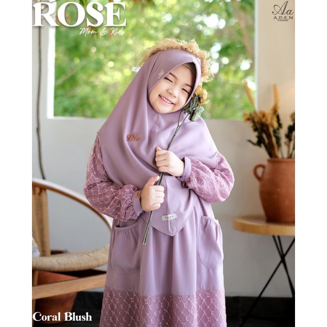 READY STOK GAMIS ANAK ROSE BY-ADEN HIJAB