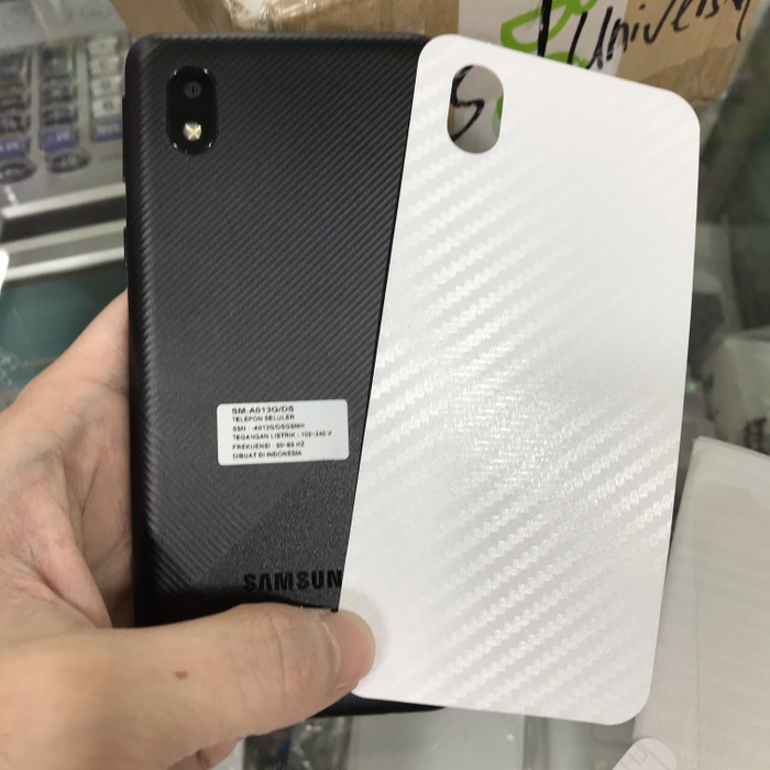 Anti gores skin carbon back samsung A01 CORE 2020